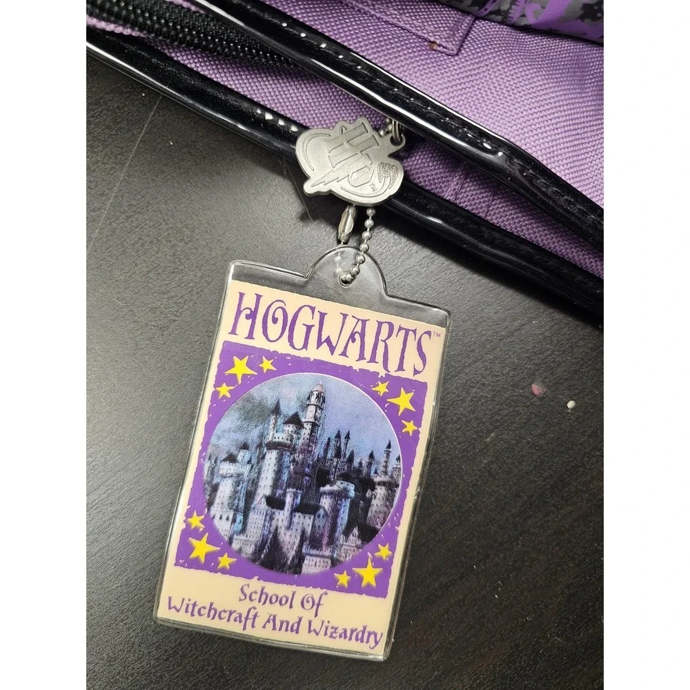 Hogwarts Mini‎ Backpack Girls Small Purple Glitter Harry Potter Castle School